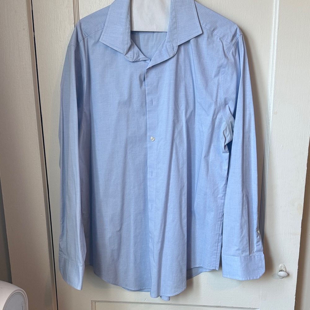 Stafford Classic Sky Blue Dress Shirt